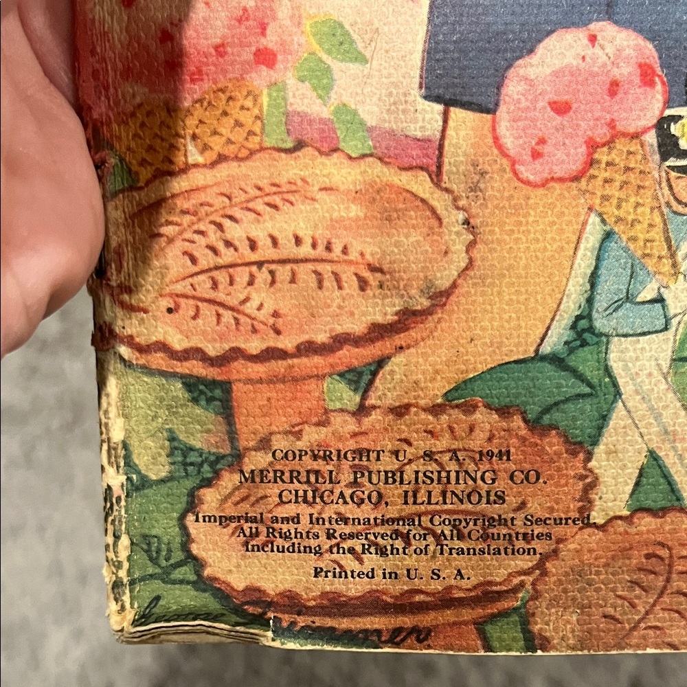 1941 Merrill Publishing Child's Garden of Verses Book by Robert Louis Stevenson - Picture 2 of 14